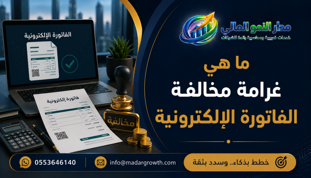 ما هي غرامة مخالفة الفاتورة الإلكترونية