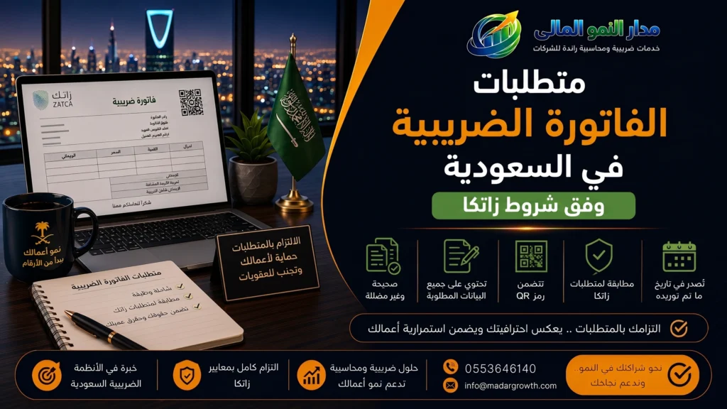 شروط الفاتورة الضريبية في السعودية