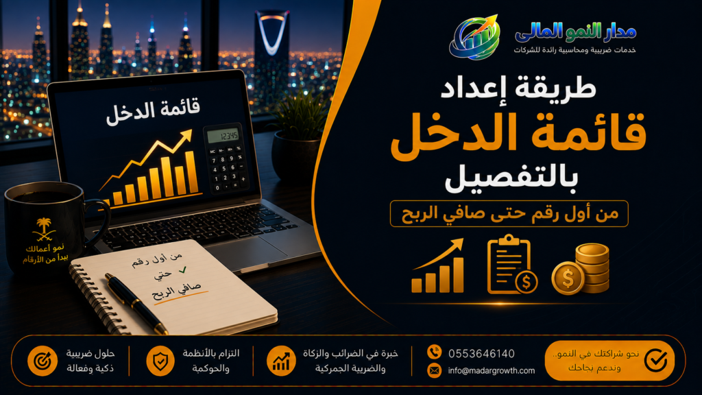 طريقة إعداد قائمة الدخل بالتفصيل | من أول رقم حتى صافي الربح
