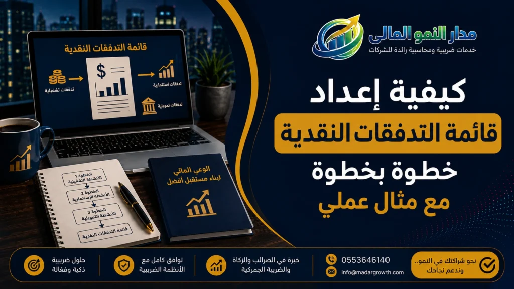 كيفية إعداد قائمة التدفقات النقدية