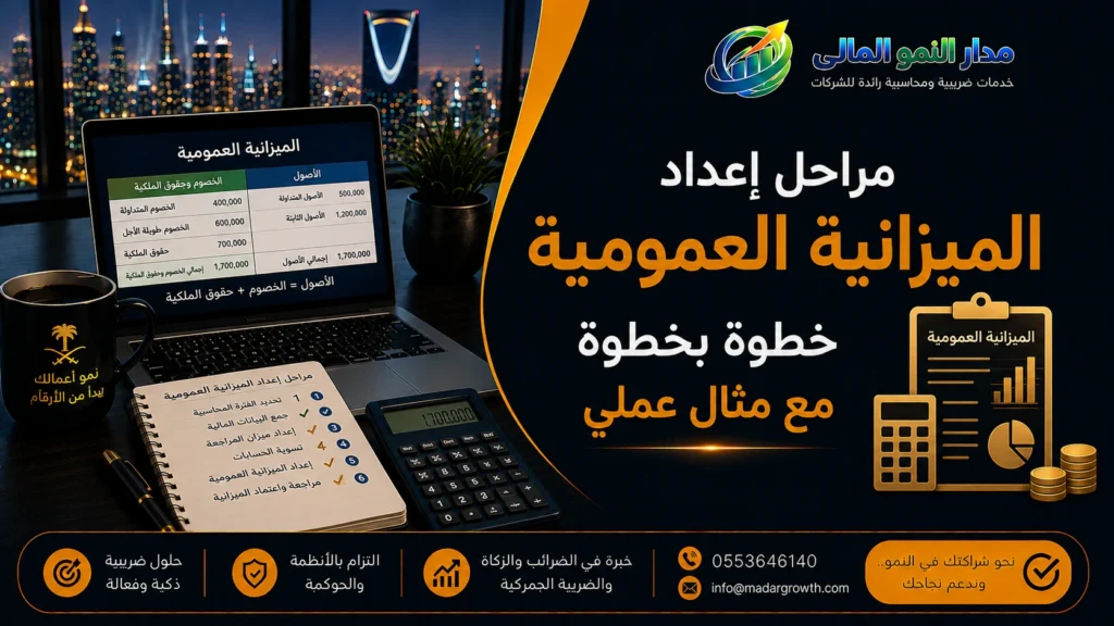 مراحل إعداد الميزانية العمومية