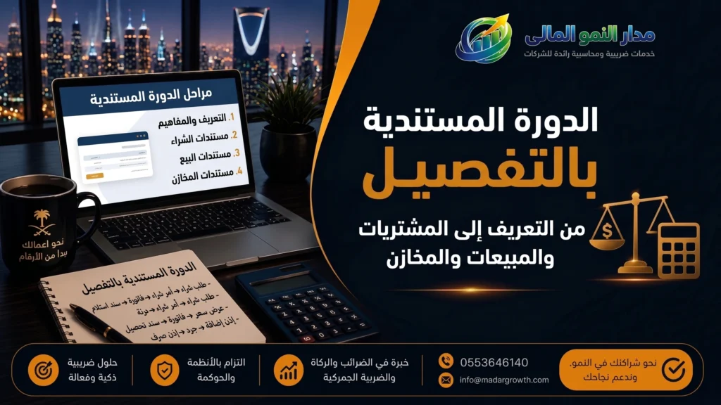 الدورة المستندية بالتفصيل | من التعريف إلى المشتريات والمبيعات والمخازن
