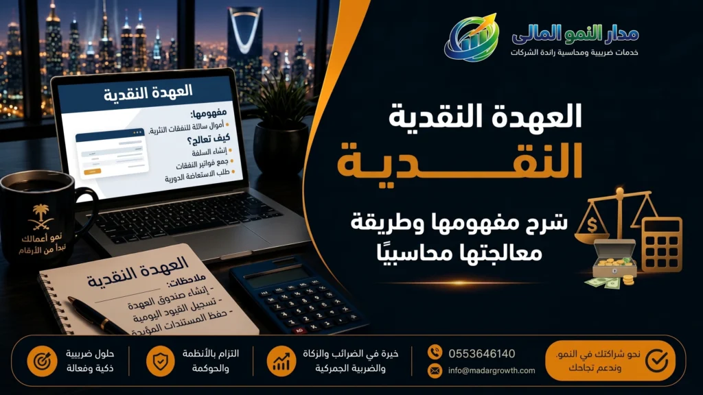 ما هي العهدة النقدية؟ شرح مفهومها وطريقة معالجتها محاسبيًا